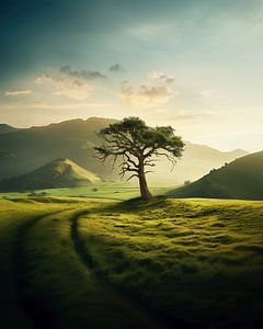 Einsam in der Natur