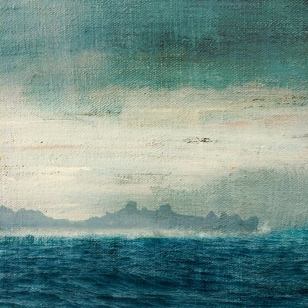 Ocean and land photo painting by Dirk Wüstenhagen