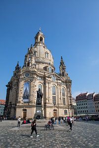 Dresden - Frauenkirche und Martin-Luther-Denkmal