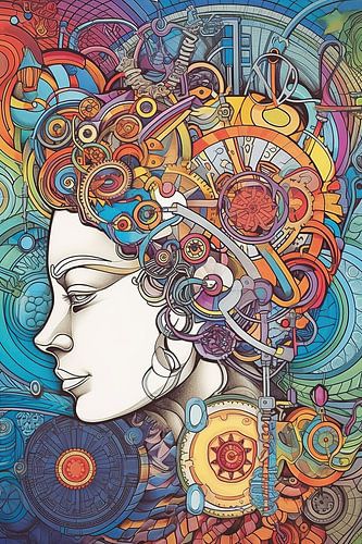 Gemälde Das Labyrinth der Entdeckung