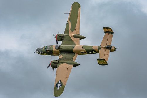 North American B-25J Mitchell Yellow Rose.