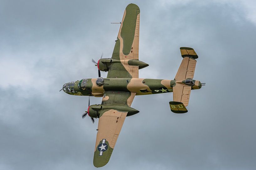 North American B-25J Mitchell Yellow Rose. by Jaap van den Berg
