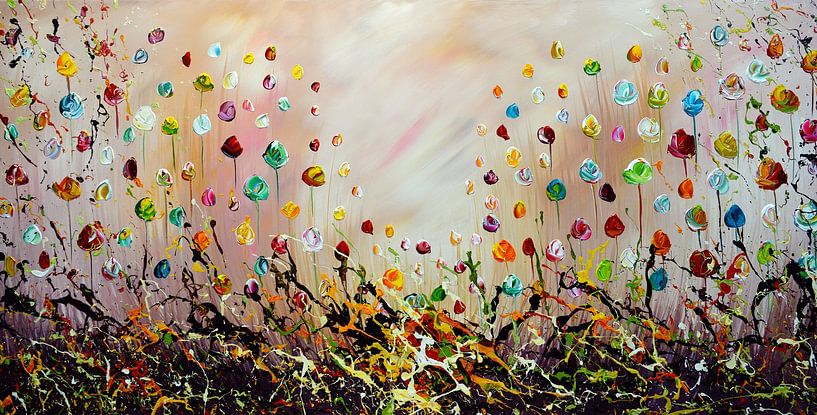 Flowers by Gena Theheartofart