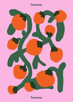 Des tomates d'un rose éclatant