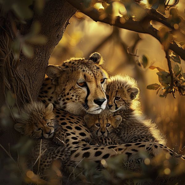 Cheetah van Poster Art Shop