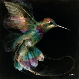 Vögelchen in Ölfarbe von Gelissen Artworks