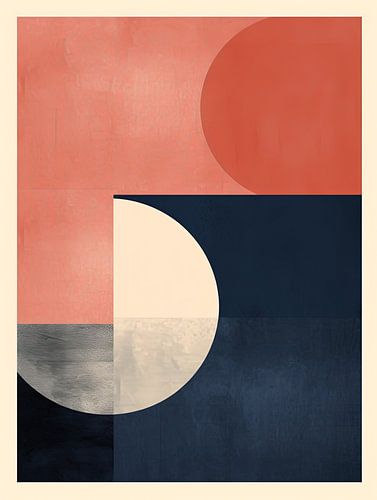 Abstracte Balans tussen Dag en Nacht