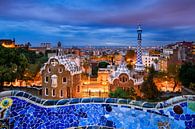 Park Guell in Barcelona van Michael Abid thumbnail