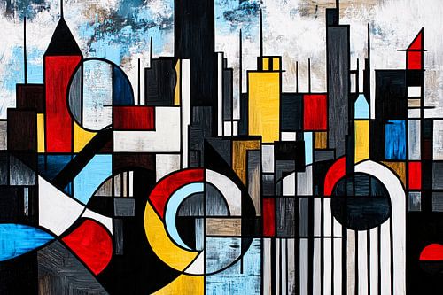 Abstracte stad in geometrie