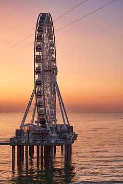 Giant wheel Scheveningen beach by EdsCaptures fotografie