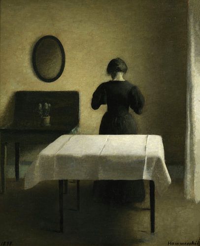 Interieur, Vilhelm Hammershøi