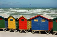 southafrica ... muizenberg beach huts II van Meleah Fotografie thumbnail