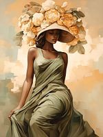 Elegante afrikanische Frau