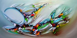 Vie abstraite sur Gena Theheartofart