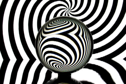 Lensball Fantasy Zwart/Wit 001