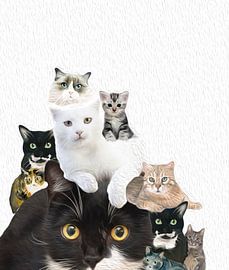 cat tower by Nicole Habets