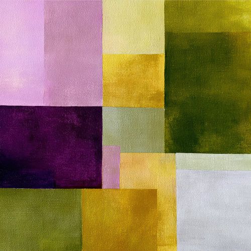 Jardin d'été abstrait