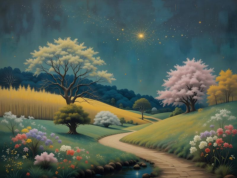 Night sky with stars by HorizonArtistry