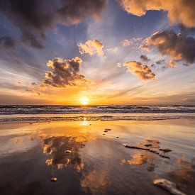 Perfecte zonsondergang van Jolanda Bosselaar