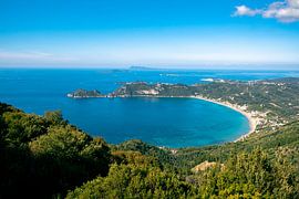 Agios Georgios Bay on Corfu by Leo Schindzielorz