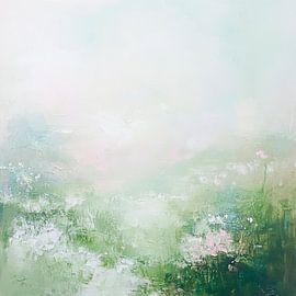 Bloeiende weide van Poster Art Shop