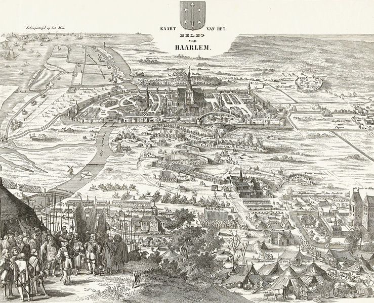 Die Belagerung von Haarlem, 1572-1573 von Atelier Liesjes