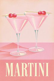 Summer Martini Vibes by Wall Wonder