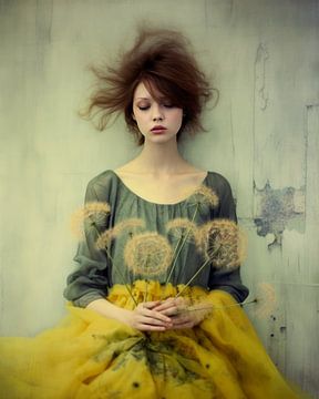 Portrait "Dandelions" by Carla Van Iersel