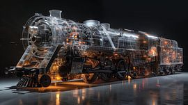 Mechanische Majestät: Dampflokomotive mit Bronze-Getriebe von Artz by Mr.JAi