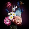 Mit Liebe gemacht - mit Gänseblümchen als Nationalblume von Sander Van Laar
