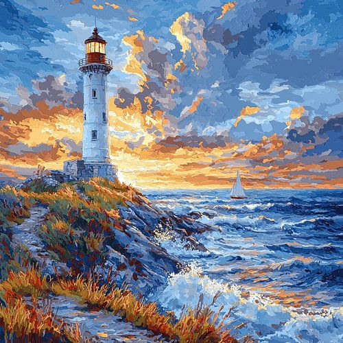 Leuchtturm der Skizze