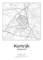 Stadtplan - Belgien - Kortrijk