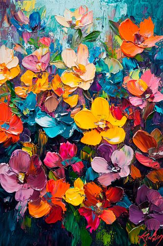 Bunte Blumenpracht