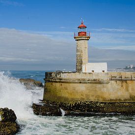 Felgueiras Lighthouse, Porto, Portugal von hans scholte