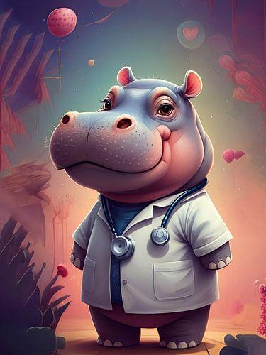 Hippo als Arzt