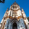 Onze lieve vrouwe van Lourdes kerk in Trichy, India van WorldWidePhotoWeb