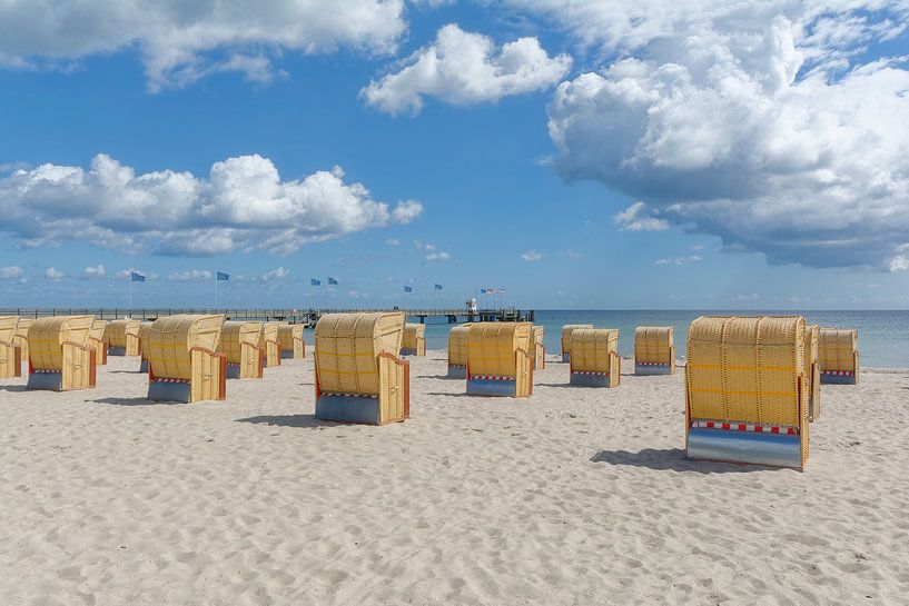 Strand in Dahme,Ostsee von Peter Eckert
