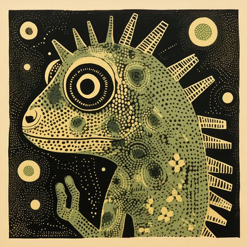 Whimsy Folk Kameleon met Hemelse Bollen