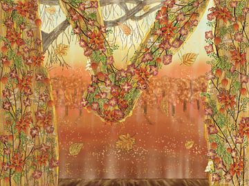 Affection ambrée de l'automne