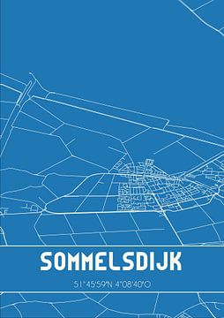 Plan d'ensemble | Carte | Sommelsdijk (Hollande méridionale) sur Rezona