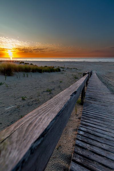 Zonsondergang op Juist van Dirk Rüter