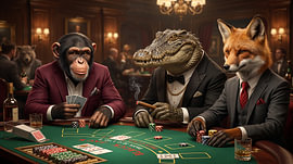 De koningen van Blackjack van Manjik Pictures