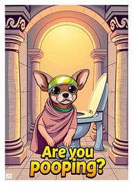Chihuahua with Toilet Humor