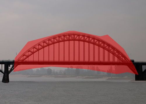 The Waal Bridge (red)