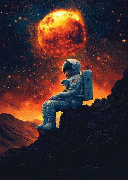 Astronaute par R Pevitanada
