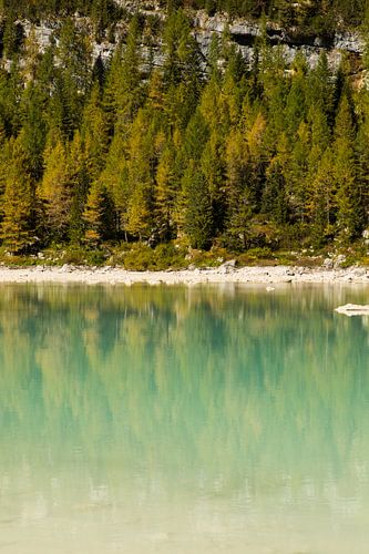 Réflexion dans le Lago di Sorapis
