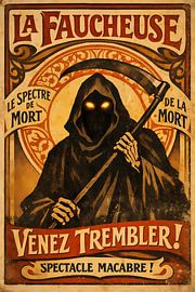 Der Mann mit der Sense von Linda de Klein