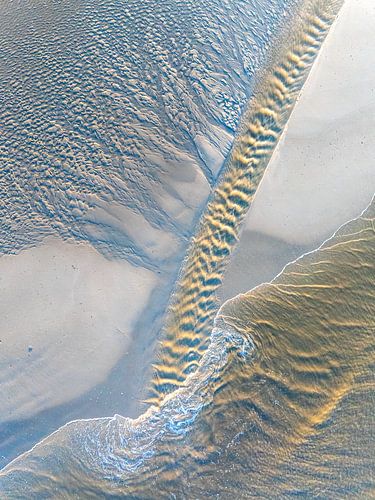 Wadden Sea: currents, tides & sandbanks from the air by Sia Windig