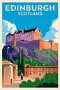 Edinburgh, Schotland van Poster Art Shop thumbnail