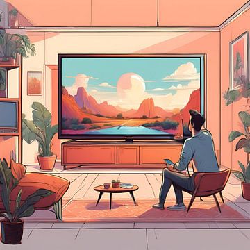 Luxury Lazy Telly Watcher by ComfortQ